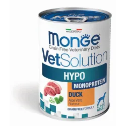Monge VetSolution Dog Wet HYPO MONO Duck 400g | AKVANAMAI