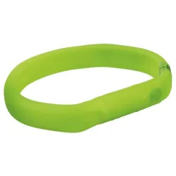 Trixie LED antkaklis USB, platus, silikonas, M-L: 50 | AKVANAMAI