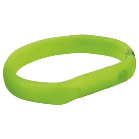 Trixie LED antkaklis USB, platus, silikonas, M-L: 50 | AKVANAMAI