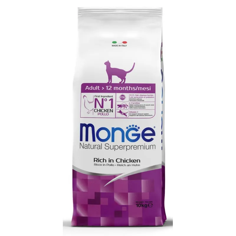 Monge Dry Cat Adult 10kg | AKVANAMAI