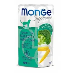 Monge SUPREME - Cat Wet Pouches Tuna with broccoli | AKVANAMAI