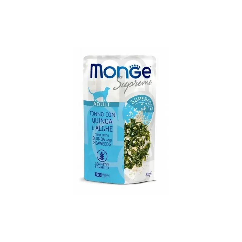 Monge SUPREME - Cat Wet Pouches Tuna with quinoa and | AKVANAMAI