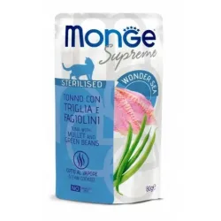 Monge SUPREME - Cat Wet Pouches Tuna with mullet and | AKVANAMAI