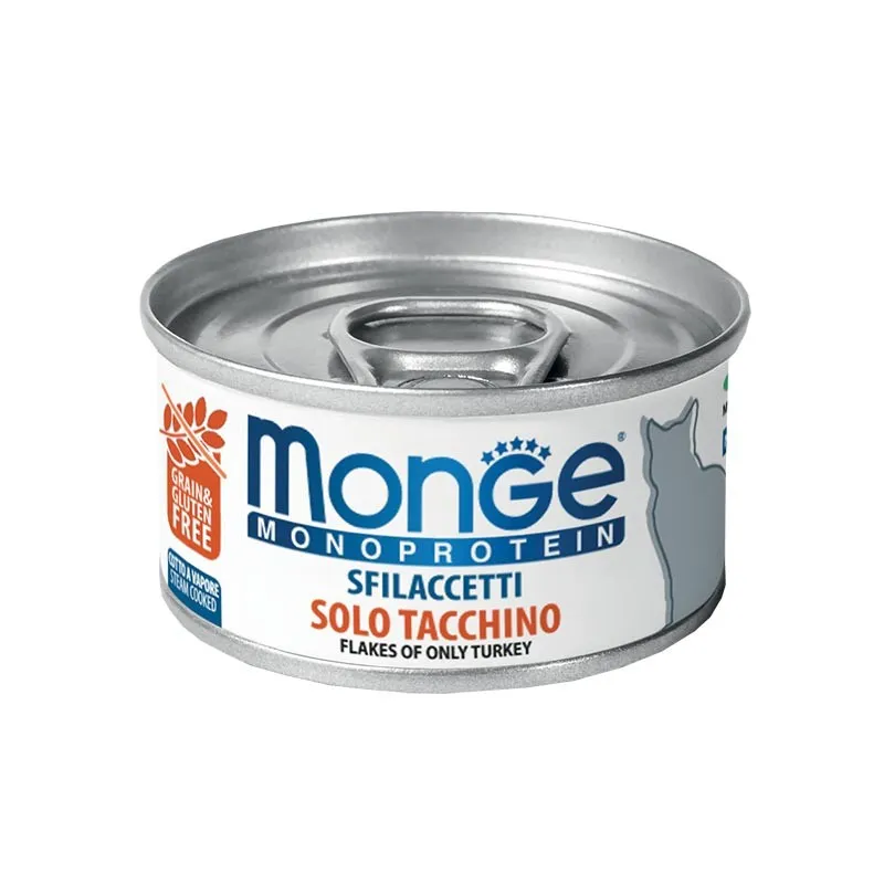 Monge Monoprotein - Cat Flakes tik kalakutiena 80g | AKVANAMAI