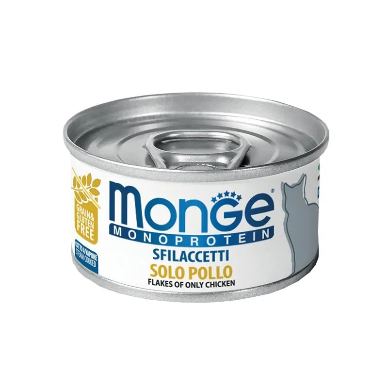 Monge Monoprotein - Cat Flakes tik vištiena 80g | AKVANAMAI