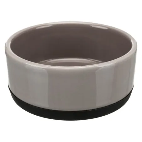 Trixie Dubenėlis, keramika/guma, 0.75 l/16 cm, pilkas | AKVANAMAI