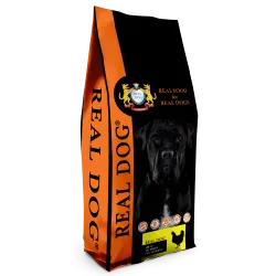 Real Dog Adult All Breeds su vištiena ir ryžiais 20kg | AKVANAMAI