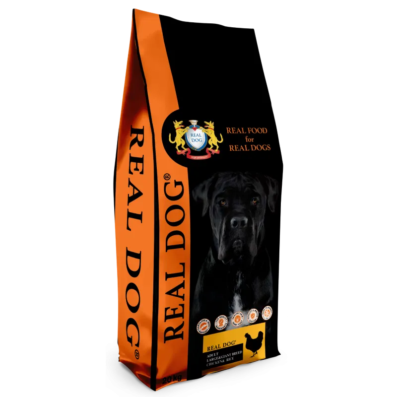 Real Dog Adult Large-Giant Breeds su vištiena ir | AKVANAMAI