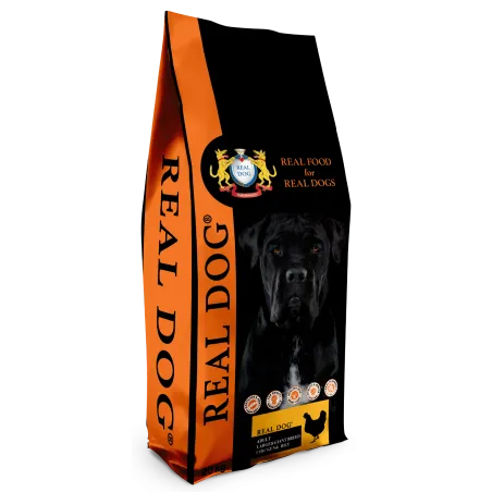 Real Dog Adult Large-Giant Breeds su vištiena ir | AKVANAMAI