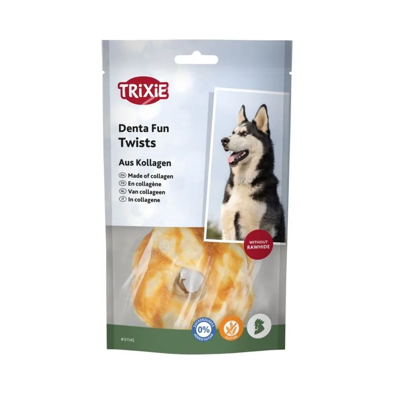 Trixie Denta Fun Riestainis, kolagenas su vištiena | AKVANAMAI