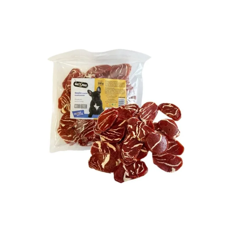 Hau&amp;Miau marmurinės antienos riekelės, 500g | AKVANAMAI