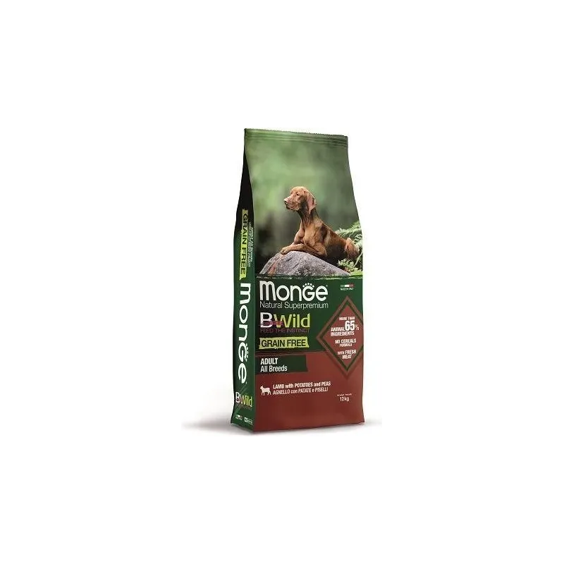Monge Dry Dog BWILD Grain Free - All Breeds Adult | AKVANAMAI