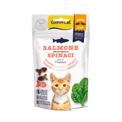 Gimcat Crunchy Snacks Salmon &amp; Spinach traškūs | AKVANAMAI