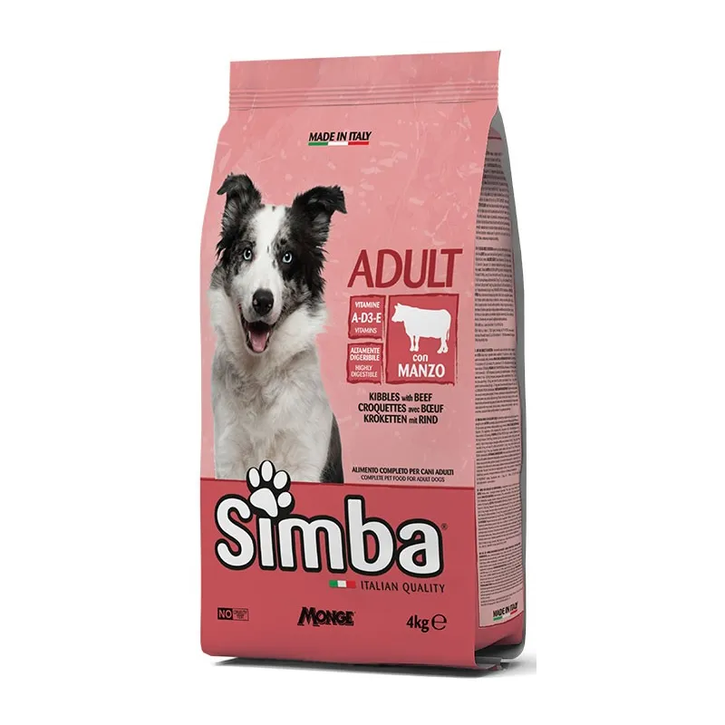 SIMBA DOG CROQUETTES WITH BEEF 4kg | AKVANAMAI