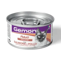 GEMON - Wet Cat Mousse Adult Salmon/Chicken 85g | AKVANAMAI