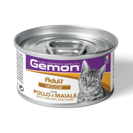GEMON - Wet Cat Mousse Adult Chicken/Pork 85g | AKVANAMAI