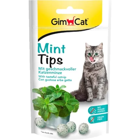 GIMCAT MINT TIPS skanėstai katėms 40g | AKVANAMAI
