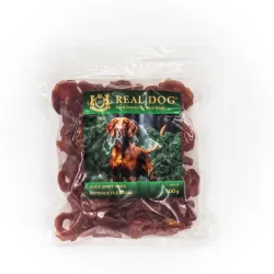 Real Dog SNACKS Minkšti antienos file žiedai 500g | AKVANAMAI