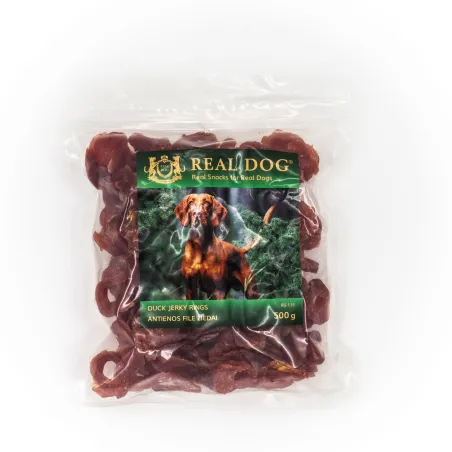 Real Dog SNACKS Minkšti antienos file žiedai 500g | AKVANAMAI