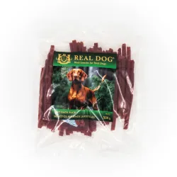 Real Dog SNACKS Minkštos antienos juostelės 500g | AKVANAMAI
