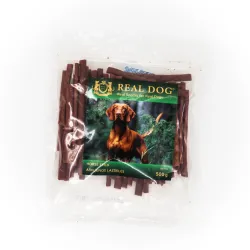 Real Dog SNACKS Arklienos lazdelės 500 g | AKVANAMAI