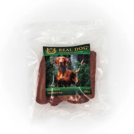 Real Dog SNACKS Triušienos file 500g | AKVANAMAI