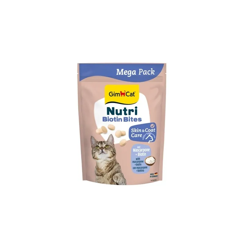 GIMCAT NUTRI BIOTIN BITES MASCARPONE (su biotinu ir | AKVANAMAI