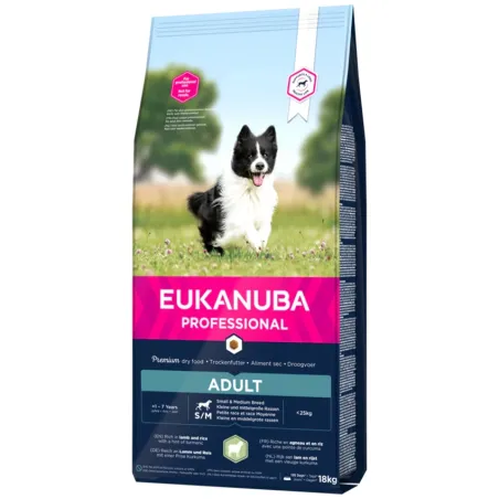 Euk Adult S/M Breed Lamb &amp; Rice PFB 18 kg | AKVANAMAI