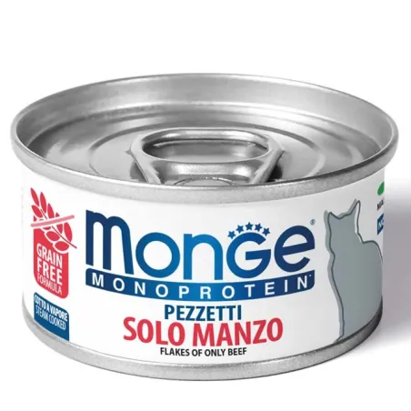 Monge MONOPROTEIN - Cat Flakes Only BEEF 80 g | AKVANAMAI