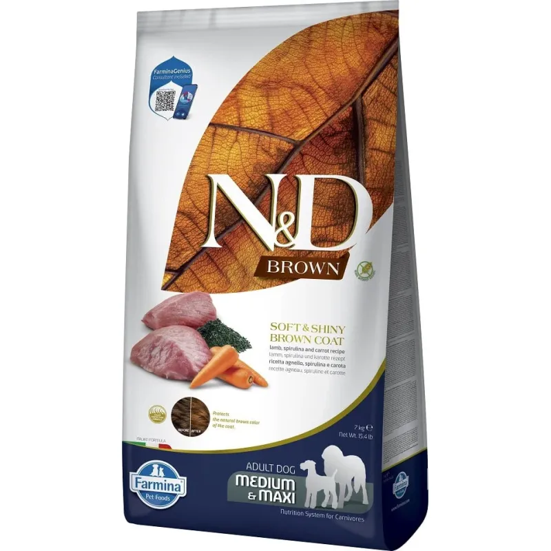 FARMINA N&amp;D BROWN - DOG Dry Lamb | AKVANAMAI