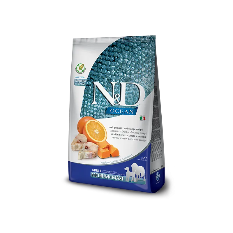 FARMINA N&amp;D OCEAN - DOG Dry Cod | AKVANAMAI