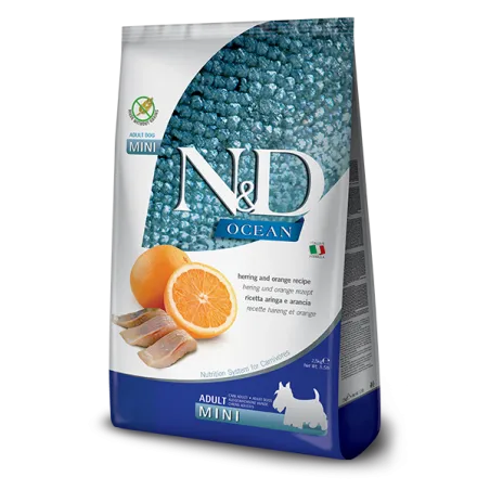 FARMINA N&amp;D OCEAN - DOG Dry Herring&amp;Orange | AKVANAMAI