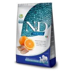 FARMINA N&amp;D OCEAN - DOG Dry Herring&amp;Orange | AKVANAMAI