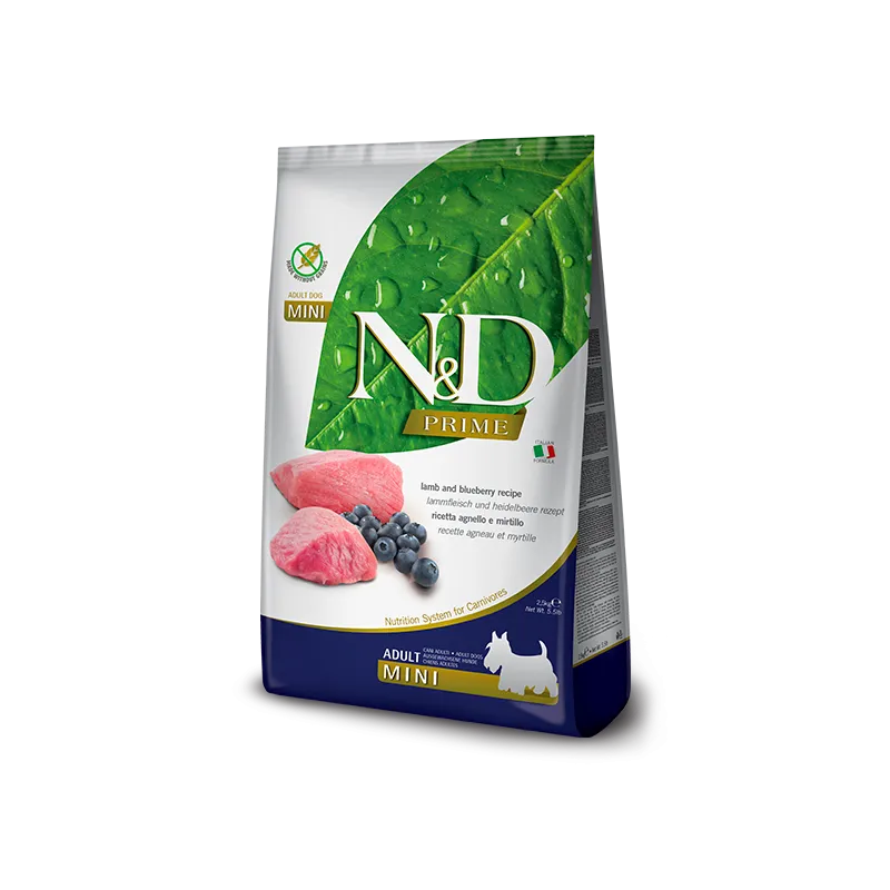 FARMINA N&amp;D PRIME - DOG Dry Lamb&amp;Blueberry | AKVANAMAI