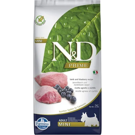 FARMINA N&amp;D PRIME - DOG Dry Lamb&amp;Blueberry | AKVANAMAI