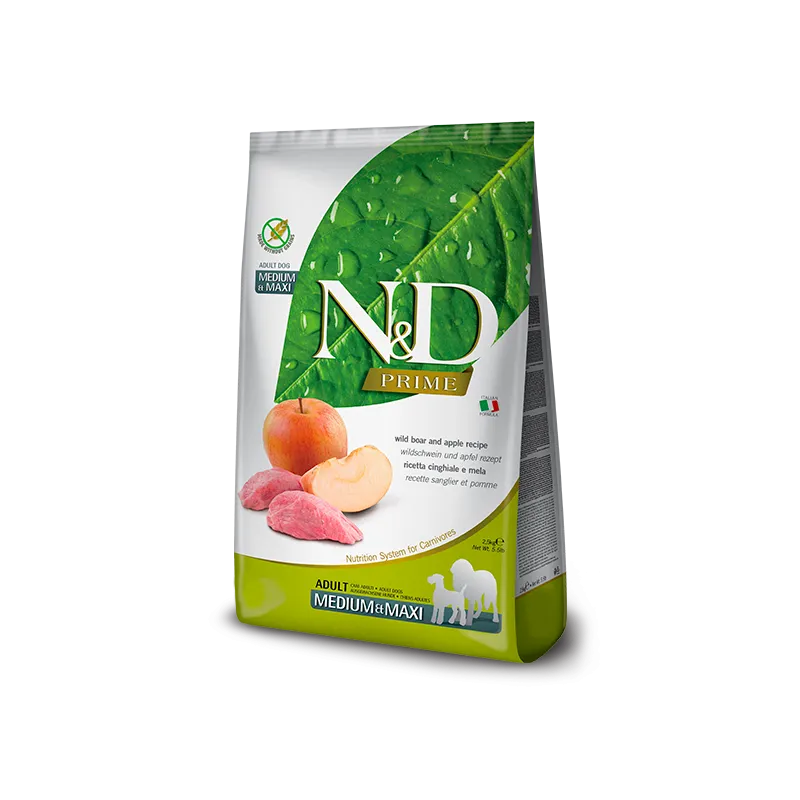 FARMINA N&amp;D PRIME - DOG Dry Wild Boar&amp;Apple | AKVANAMAI