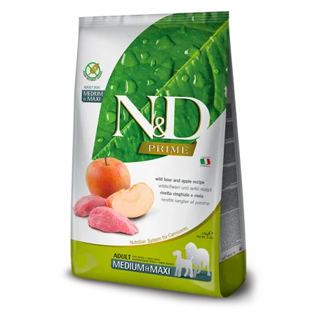 FARMINA N&amp;D PRIME - DOG Dry Wild Boar&amp;Apple | AKVANAMAI