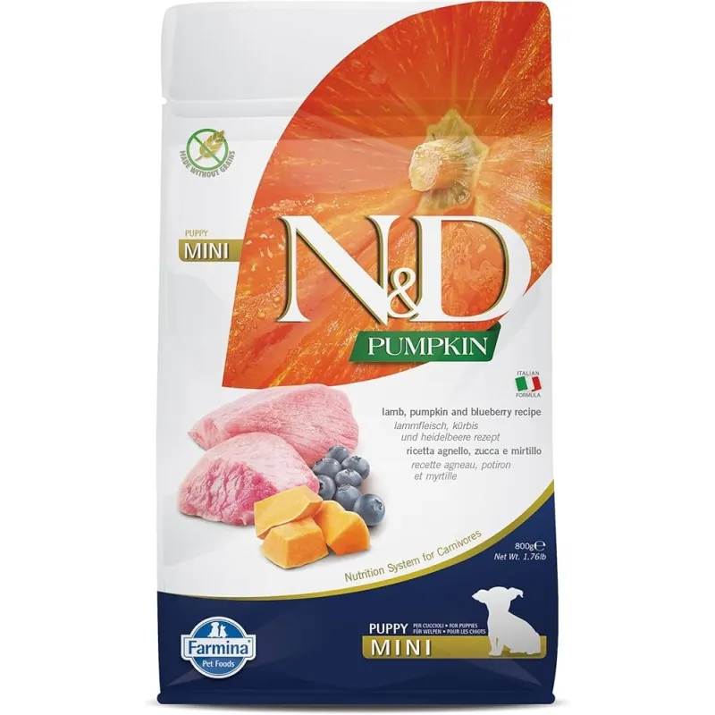 FARMINA N&amp;D PUMPKIN - DOG Dry Lamb&amp;Blueberry | AKVANAMAI