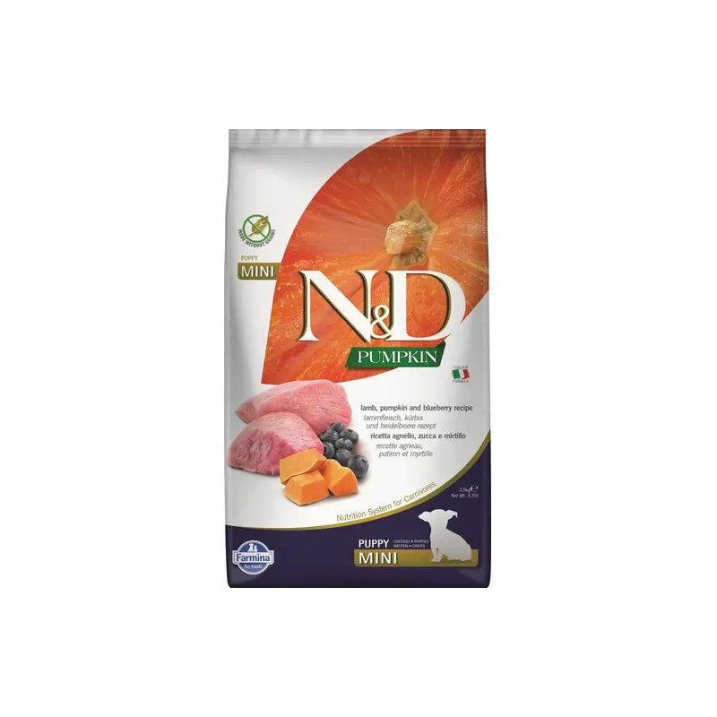 FARMINA N&amp;D PUMPKIN - DOG Dry Lamb&amp;Blueberry | AKVANAMAI
