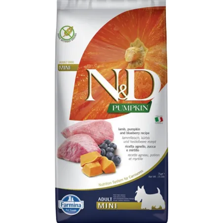 FARMINA N&amp;D PUMPKIN - DOG Dry Lamb&amp;Blueberry | AKVANAMAI