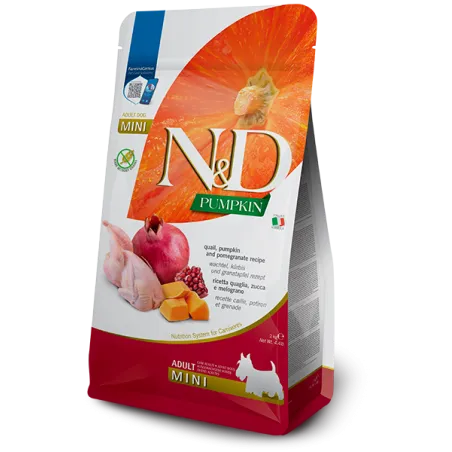 FARMINA N&amp;D PUMPKIN - DOG Dry Quail&amp;Pomegr | AKVANAMAI