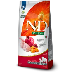 FARMINA N&amp;D PUMPKIN - DOG Dry Quail&amp;Pomegr | AKVANAMAI