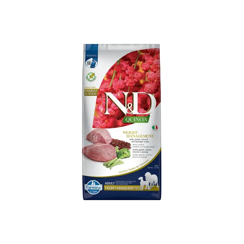 FARMINA N&amp;D QUINOA - DOG Dry WEIGHT MANAGEMENT | AKVANAMAI