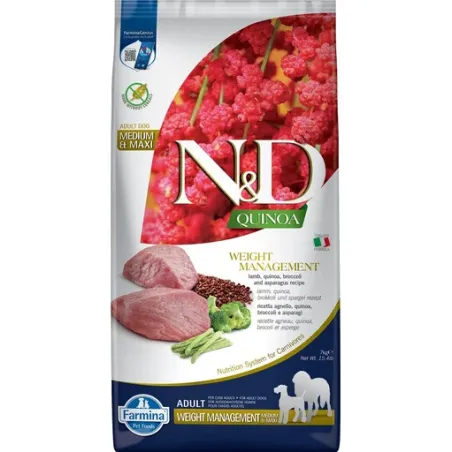 FARMINA N&amp;D QUINOA - DOG Dry WEIGHT MANAGEMENT | AKVANAMAI