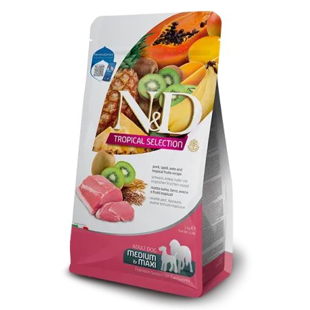 FARMINA N&amp;D TROPICAL SELECTION - DOG Dry Pork | AKVANAMAI