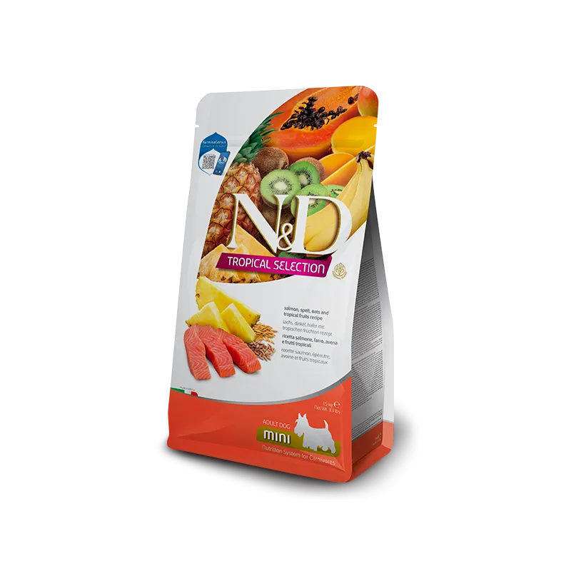 FARMINA N&amp;D TROPICAL SELECTION - DOG Dry Salmon | AKVANAMAI