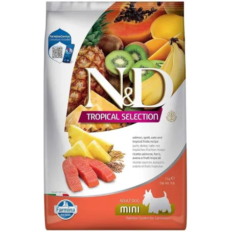 FARMINA N&amp;D TROPICAL SELECTION - DOG Dry Salmon | AKVANAMAI
