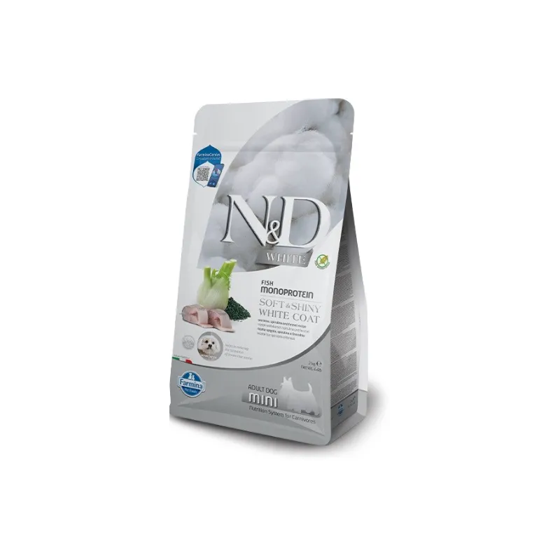 FARMINA N&amp;D WHITE - DOG Dry Sea Bass | AKVANAMAI