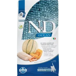 FARMINA N&amp;D OCEAN - CAT Dry Cod Shrimp | AKVANAMAI
