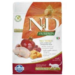 FARMINA N&amp;D PUMPKIN - CAT Dry Quail&amp;Pomegr | AKVANAMAI
